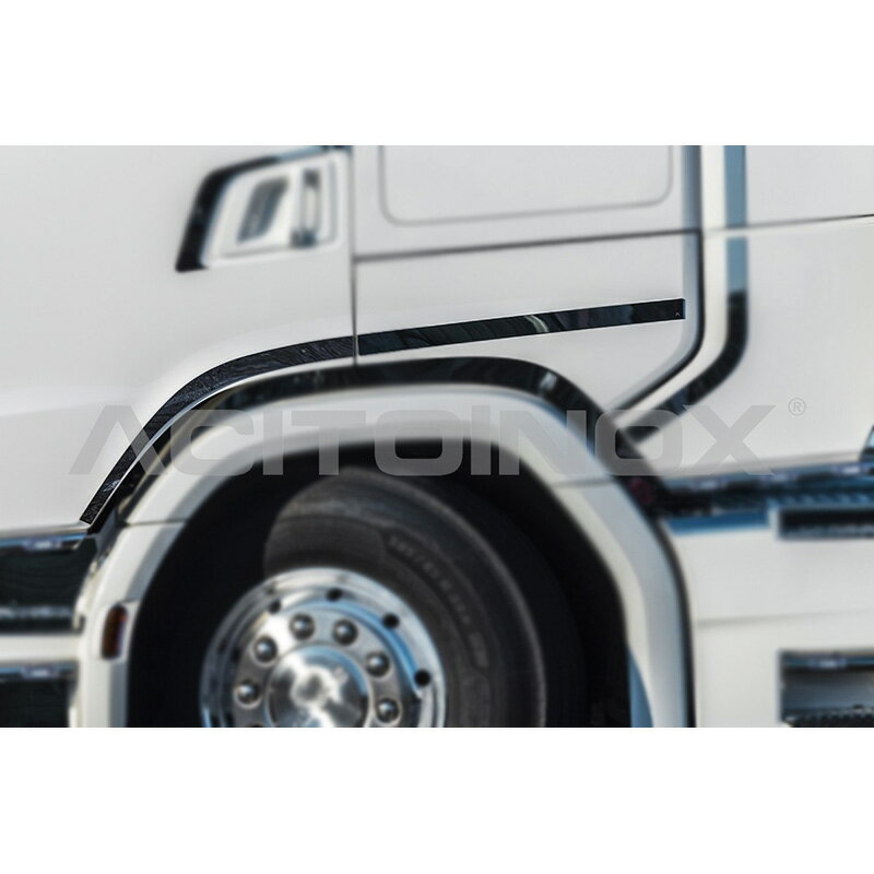 【ACITOINOX ドア下部用ステンレスプレート SCANIA　ロアードア アプリケーション】スカニア　用品　外..