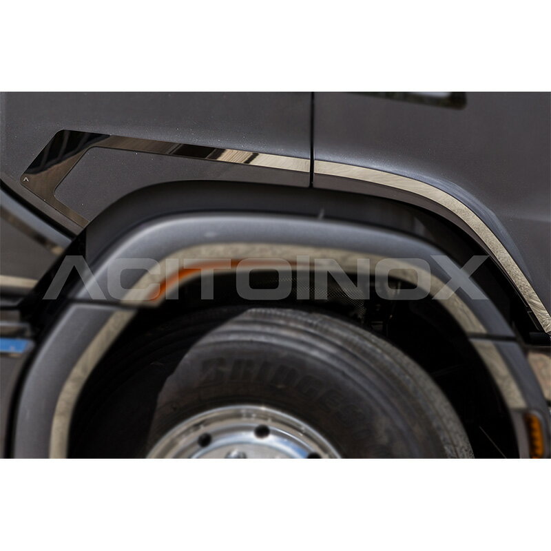 【ACITOINOX ドア下部用ステンレスプレート SCANIA　ロアドア アプリケーション】スカニア　用品　外装..