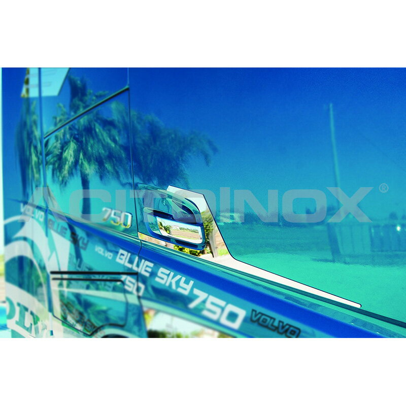 【ACITOINOX ドアハンドル外側用ステンレスプレート VOLVO FH4】コントゥアーハンドル アプリケーション