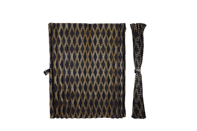 【ルームカーテン 歌舞伎 ハイルーフ】ゴールド