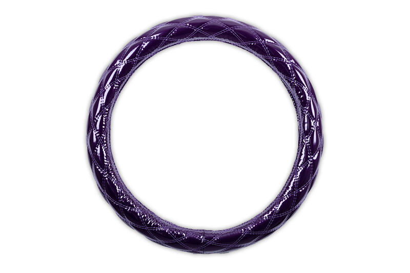 【 ハンドルカバー 真・月光 】 パープル 2L(46.5~47cm) 大型トラック等 HC-SG2LPU