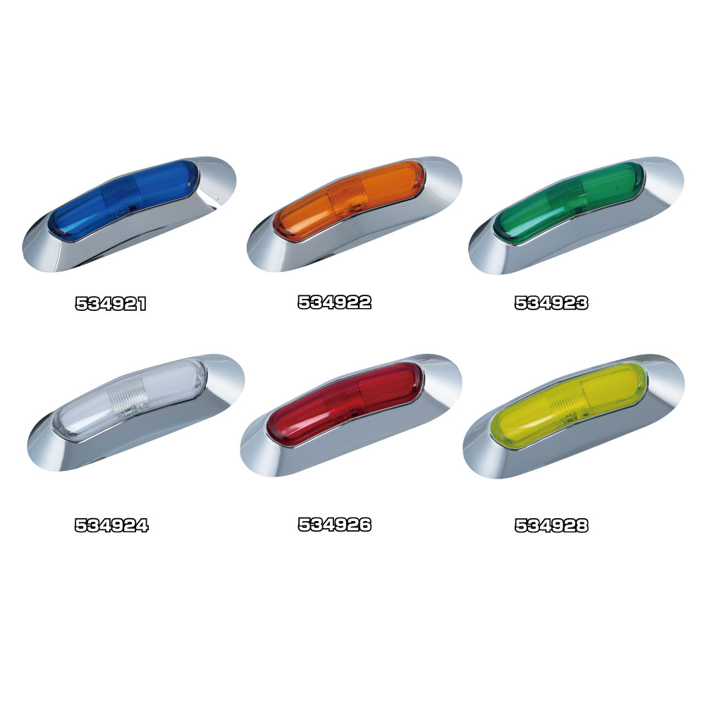 Rakuten - 【LED　サイドマーカーランプ　アンバー　24V車用】汎用　樹脂　1個入り　カスタム