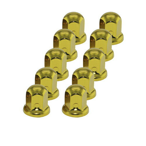 商品名 Pa-manナットキャップ 33mm 10ヶ入 スチール 新ISO規格対応　ゴールド 材質 ■スチール サイズ ■33mmナット用×高さ46mm コメント ■新ISO対応10穴用。 ■簡単に足元のオシャレ度大幅アップ。 ご注意事項 ■注文時ナットサイズ(六角対辺・高さ)をご確認ください。■UD車への取付不可(他社に較べ、純正ナットが小さいため) 備考 ※こちらの商品は、メーカーお取り寄せとなります。　