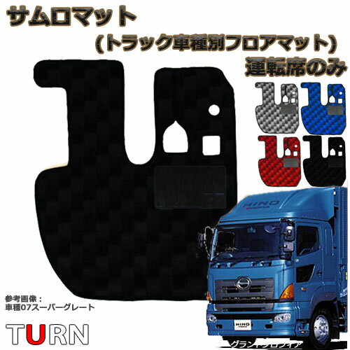 【人気商品】【サムロマット（グランドプロフィア平成15年10月-平成29年4月型）運転席のみ】お手軽価格で人気の足マット　フロアマット