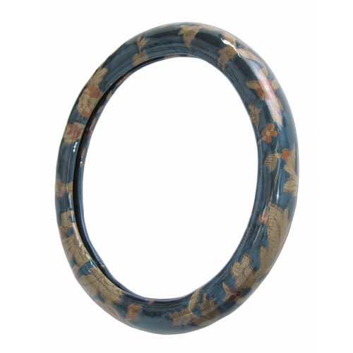 受注製作 太巻きハンドルカバー プリンセス 太さ 33mm 乗用車〜トラック対応 金華山 ハンドルカバー 2t..