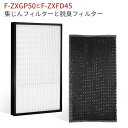 F-ZXGP50 F-ZXFD45 加湿空気清浄機 フィルター パナソニック 集じんフィルター f-zxgp50 脱臭フィルター f-zxfd45 空気清浄機フ...