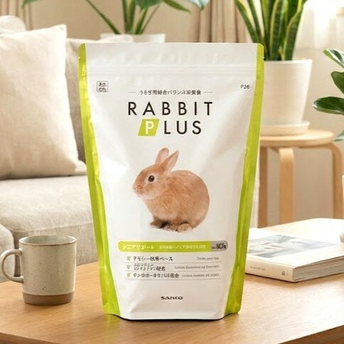 SANKO(三晃商会) ラビットプラス シニアサポート 800g ペレット ペット ペット用 餌 エサ うさぎ 兎 ウサギ シニア