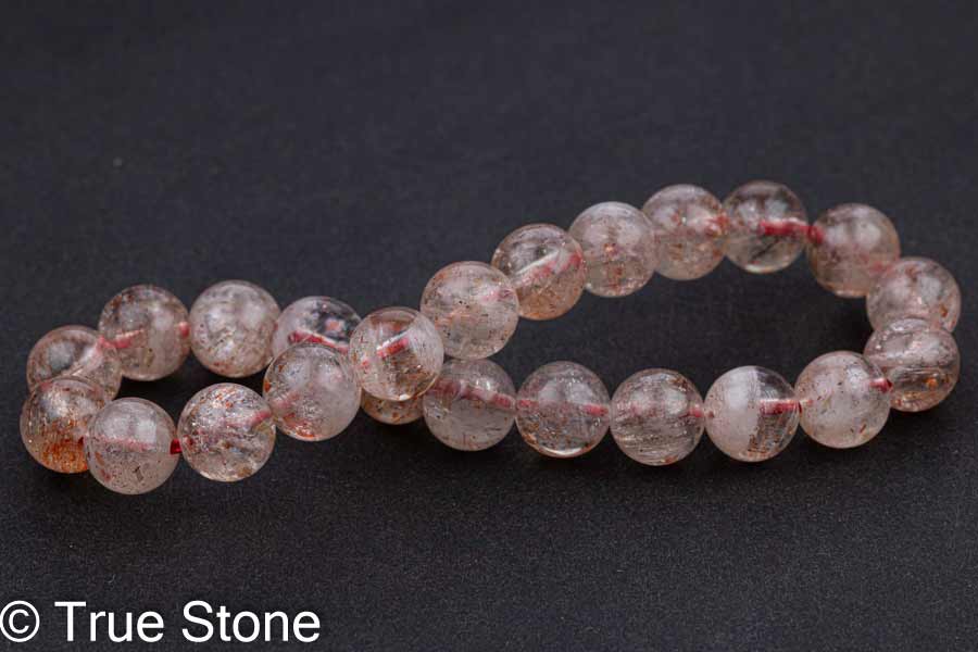 サンストーン ブレスレット 7.8mm-8.4mm マイカサンストーン パワーストーン 原石 天然石