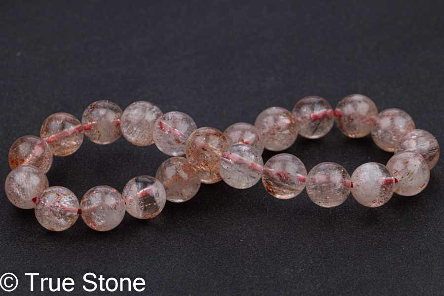 サンストーン ブレスレット 7.8mm-8.4mm マイカサンストーン パワーストーン 原石 天然石