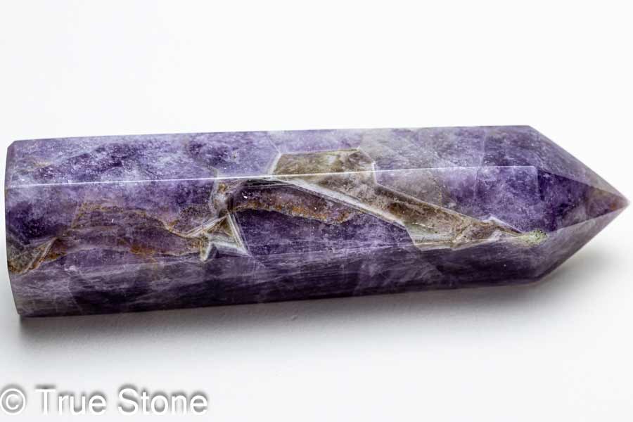 シェブロンアメジスト 六角柱 ホワイトクォーツ アメジスト アメシスト 天然石 原石