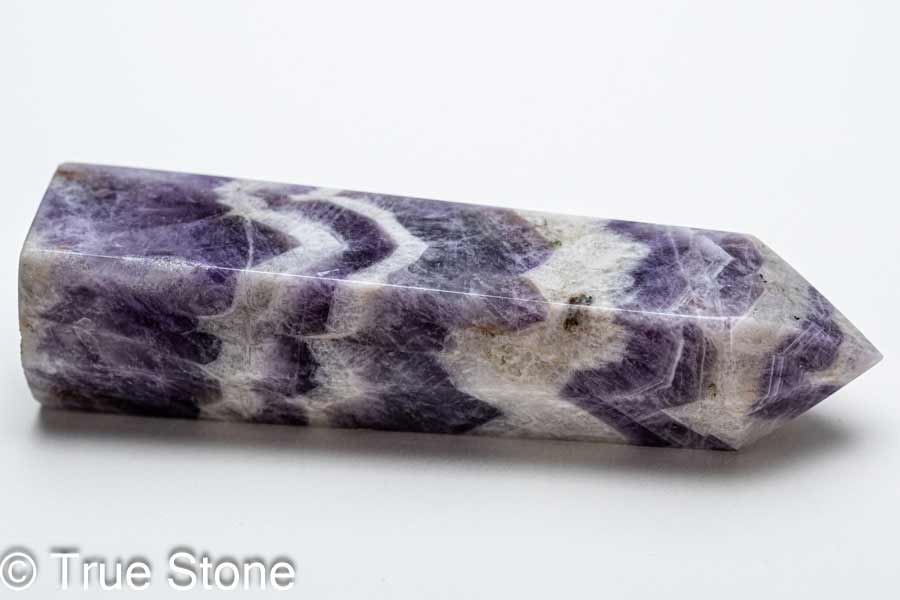 シェブロンアメジスト 六角柱 ホワイトクォーツ アメジスト アメシスト 天然石 原石