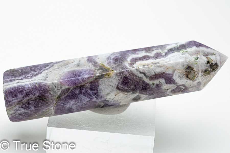 シェブロンアメジスト 六角柱 ホワイトクォーツ アメジスト アメシスト 天然石 原石