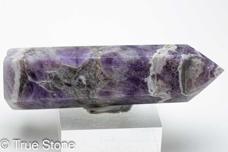 シェブロンアメジスト 六角柱 ホワイトクォーツ アメジスト アメシスト 天然石 原石