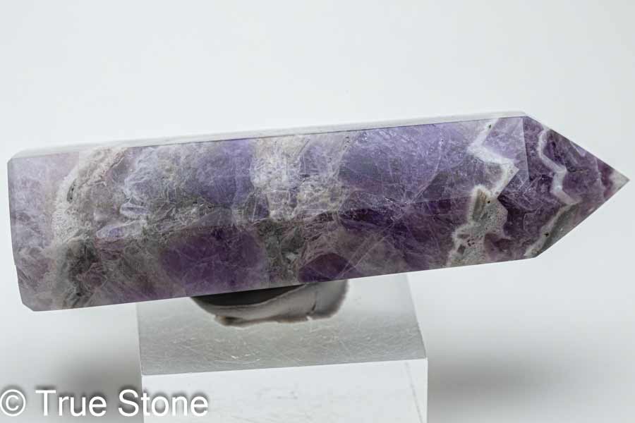 シェブロンアメジスト 六角柱 ホワイトクォーツ アメジスト アメシスト 天然石 原石