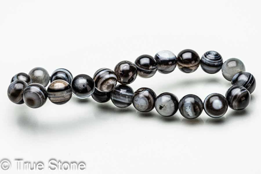 チベットアゲート 天眼石 ブレスレット サードアイ 神の眼を持つ石 第三の目 護符