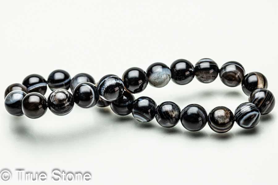 チベットアゲート 天眼石 ブレスレット サードアイ 神の眼を持つ石 第三の目 護符