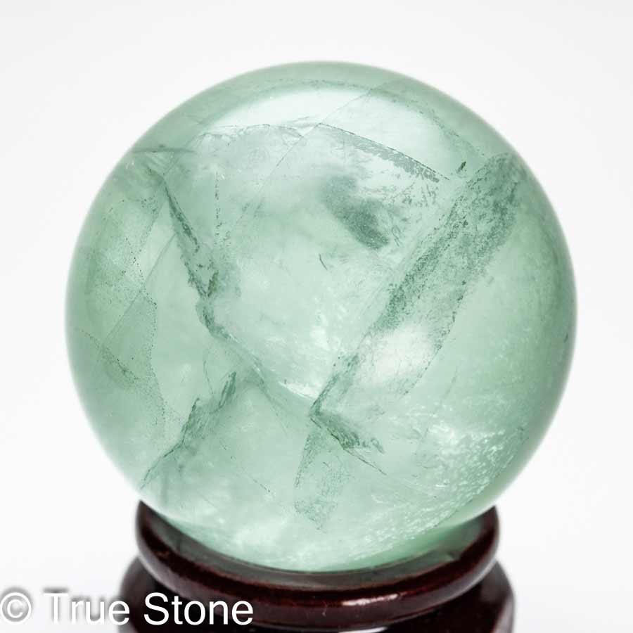 フローライト 丸玉 直径 44mm-49mm スフィア 蛍石 ほたるいし 5センチ 台座付属