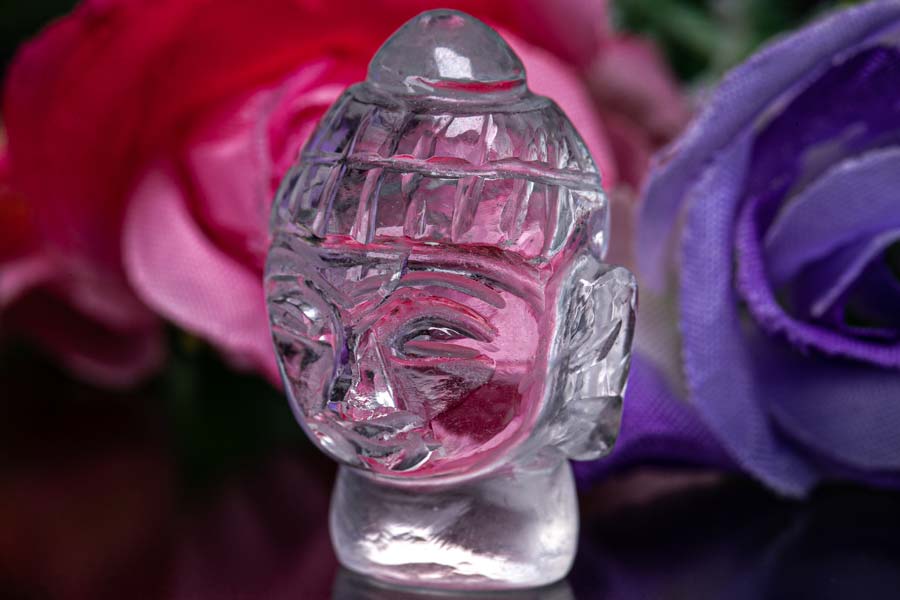 AAA インド ヒマラヤ水晶 ブッダ お釈迦様 15g お守り パワースポット チャクラ