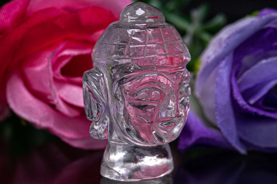 AAA インド ヒマラヤ水晶 ブッダ お釈迦様 17.6g お守り パワースポット チャクラ