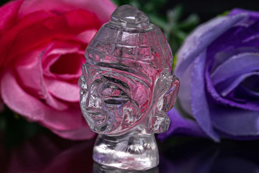 AAA インド ヒマラヤ水晶 ブッダ お釈迦様 17.6g お守り パワースポット チャクラ