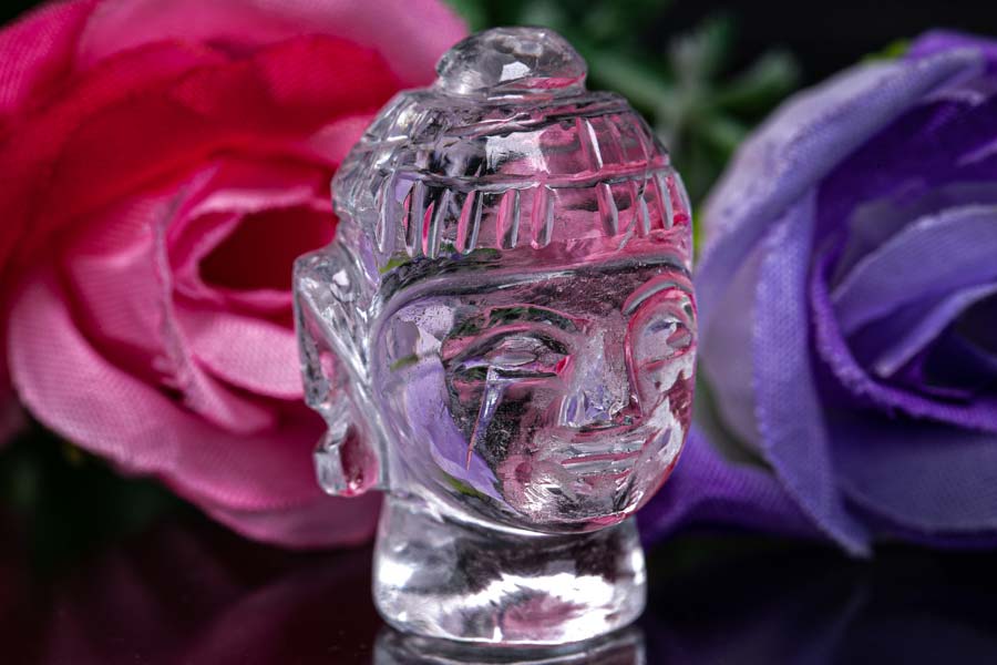 AAA インド ヒマラヤ水晶 ブッダ お釈迦様 19g お守り パワースポット チャクラ