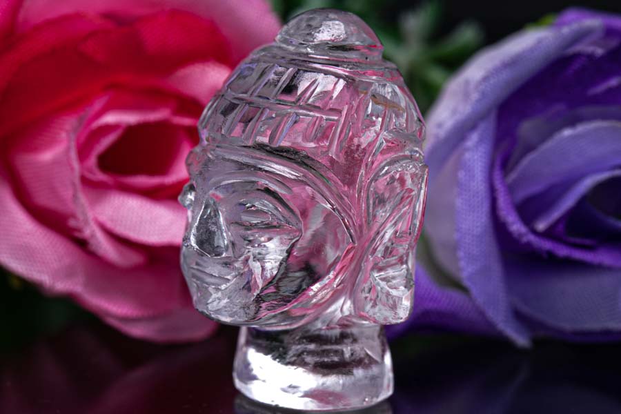 AAA インド ヒマラヤ水晶 ブッダ お釈迦様 19g お守り パワースポット チャクラ