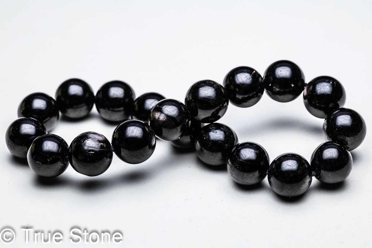 AAA ハイパーシーン ブレスレット 10mm-10.6mm シラー 閃光 パワーストーン 天然石 原石