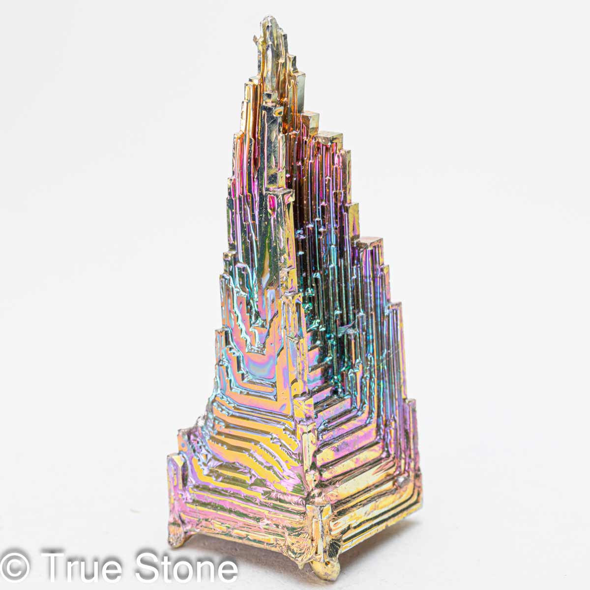 ビスマス 人工結晶 重量 43g 元素記号 Bi 原子番号 83 天国への階段 虹色の階段 宇宙要塞 金属結晶