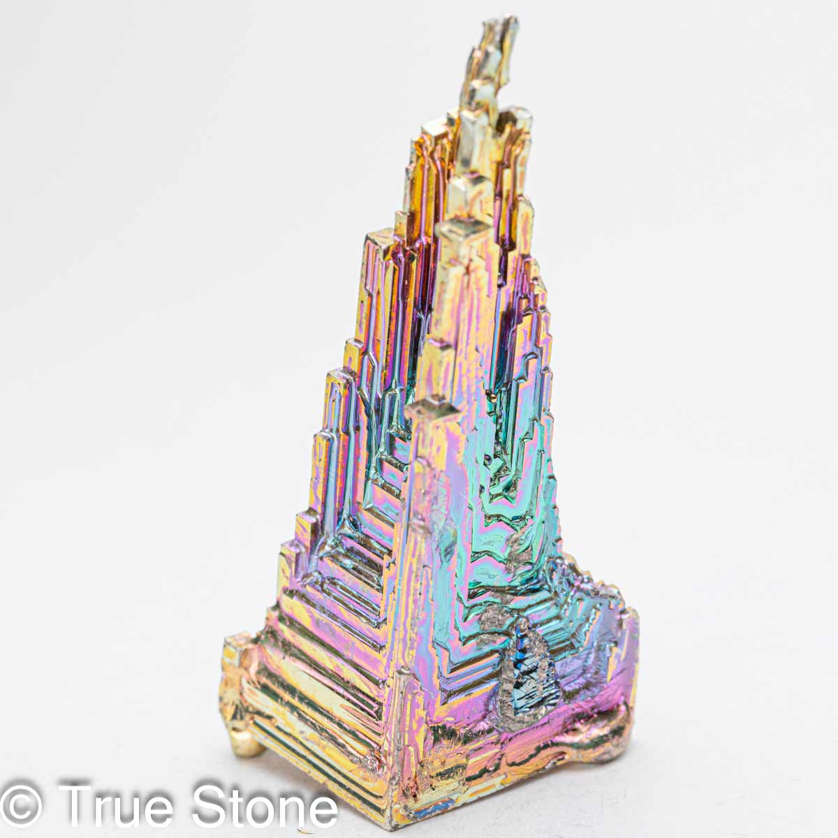 ビスマス 人工結晶 重量 43g 元素記号 Bi 原子番号 83 天国への階段 虹色の階段 宇宙要塞 金属結晶