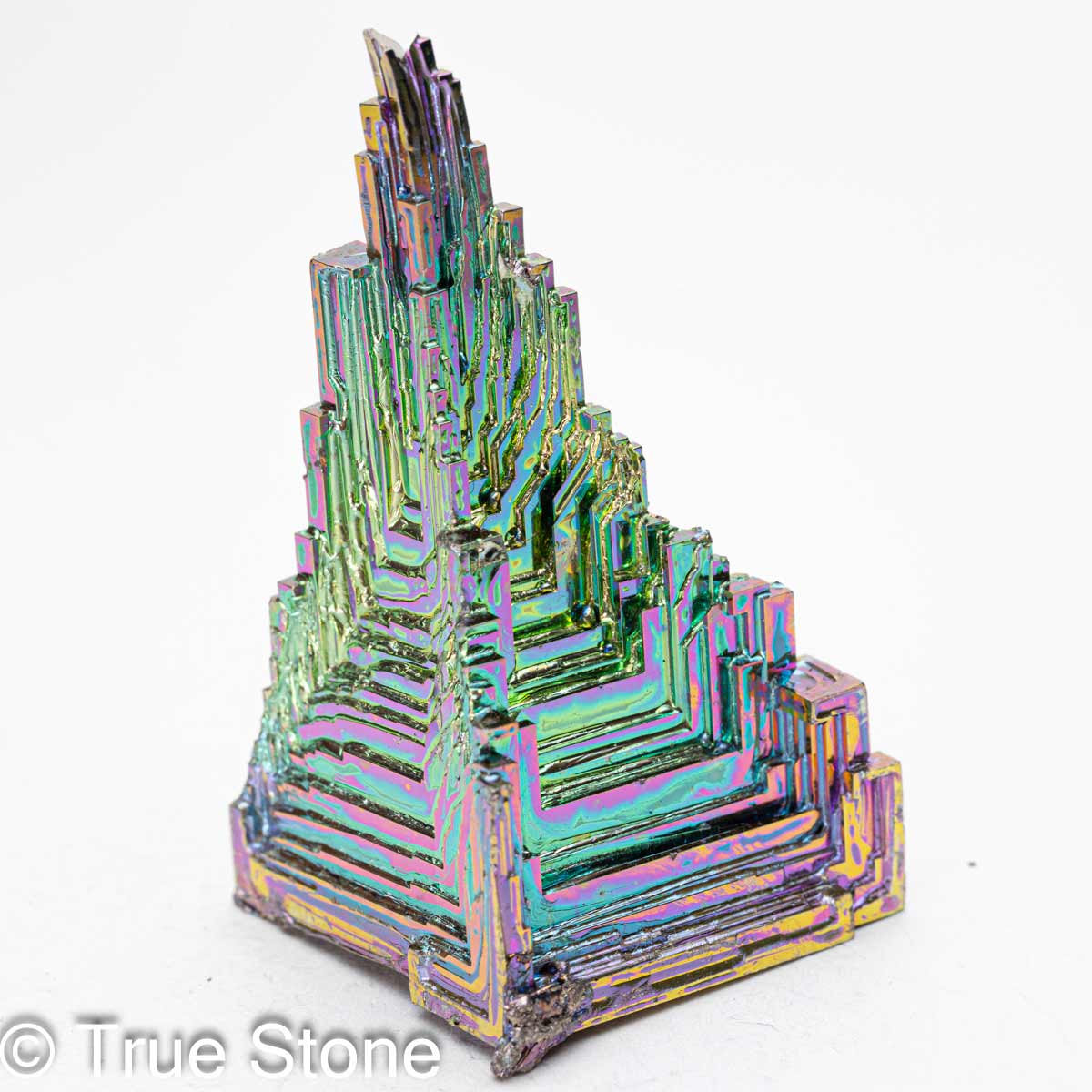 ビスマス 人工結晶 重量 47g 元素記号 Bi 原子番号 83 天国への階段 虹色の階段 宇宙要塞 金属結晶