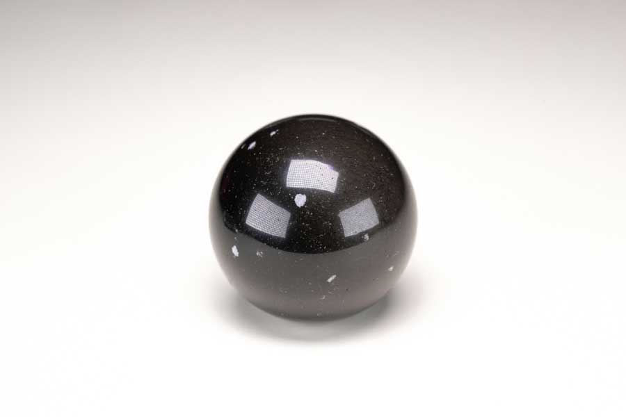 天然ガラス オブシディアン 49g 丸玉 パワーストーン 天然石 原石