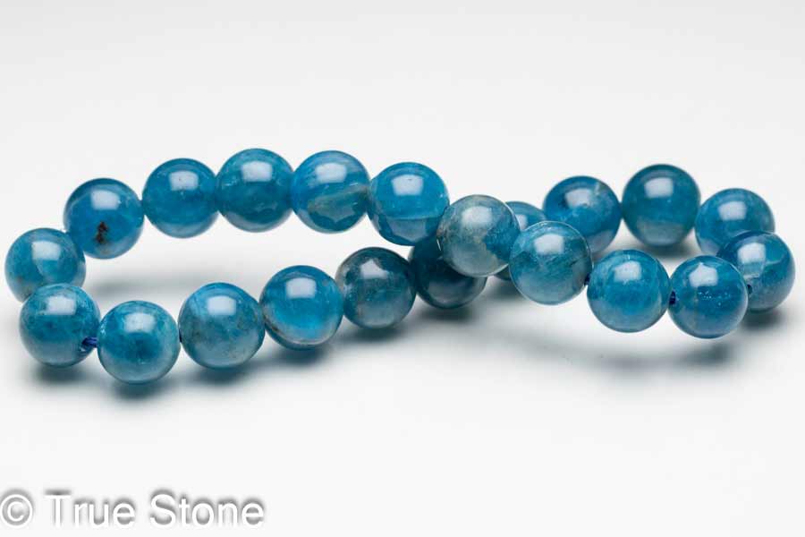 ブルーアパタイト ブレスレット ネオンブルーアパタイト アパタイト パワーストーン 原石 天然石