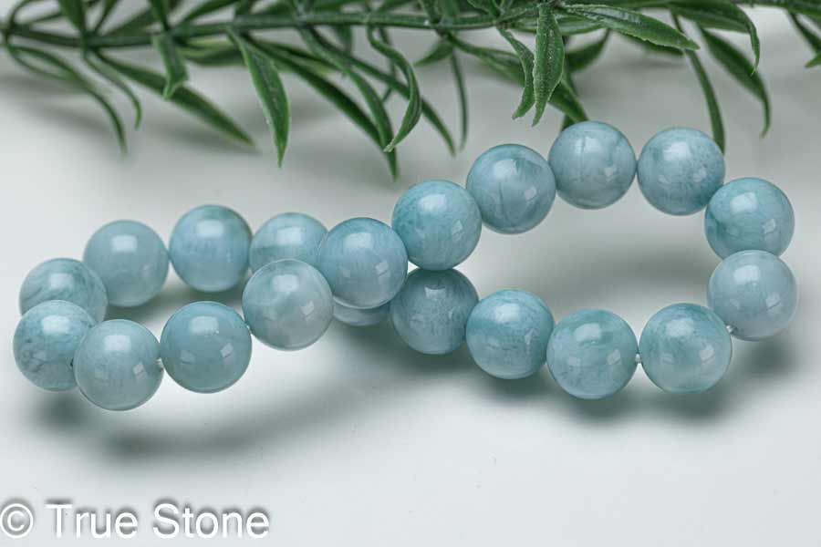 AA 天然 ラリマー ブレスレット ペクトライト ブルーペクトライト ドミニカ共和国 天然石 原石 浄化