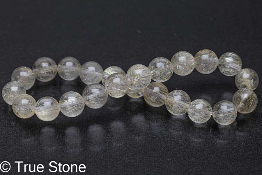 ゴールド ルチルクォーツ ブレスレット 7.5...の紹介画像2