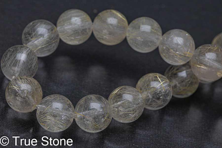 ゴールド ルチルクォーツ ブレスレット 7.5...の紹介画像3