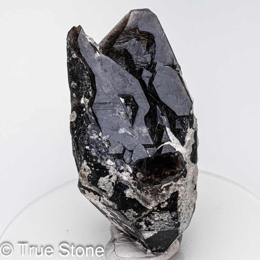 天然 黒水晶 モリオン ポイント ブラッククリスタル ブラッククォーツ クラスター 天然石 原石 浄化 セルフヒールド