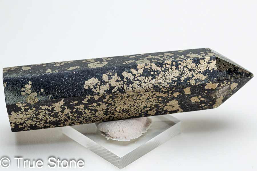 ペルー ワンサラ鉱山 天然 パイライト 六角柱 タワー 黄鉄鉱 石英脈 硫化鉱 酸化鉱 マグネタイト