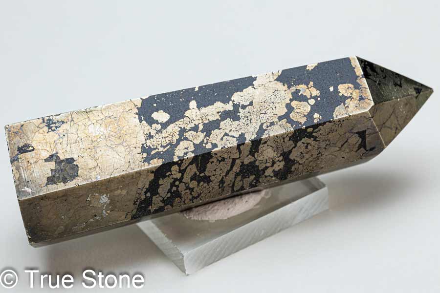 ペルー ワンサラ鉱山 天然 パイライト 六角柱 タワー 黄鉄鉱 石英脈 硫化鉱 酸化鉱 マグネタイト