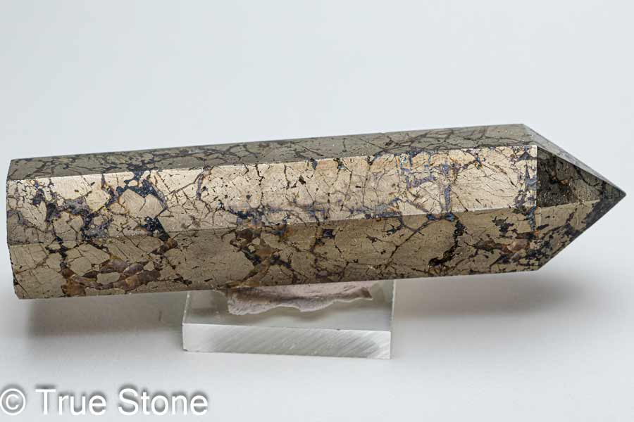 ペルー ワンサラ鉱山 天然 パイライト 六角柱 タワー 黄鉄鉱 石英脈 硫化鉱 酸化鉱 マグネタイト