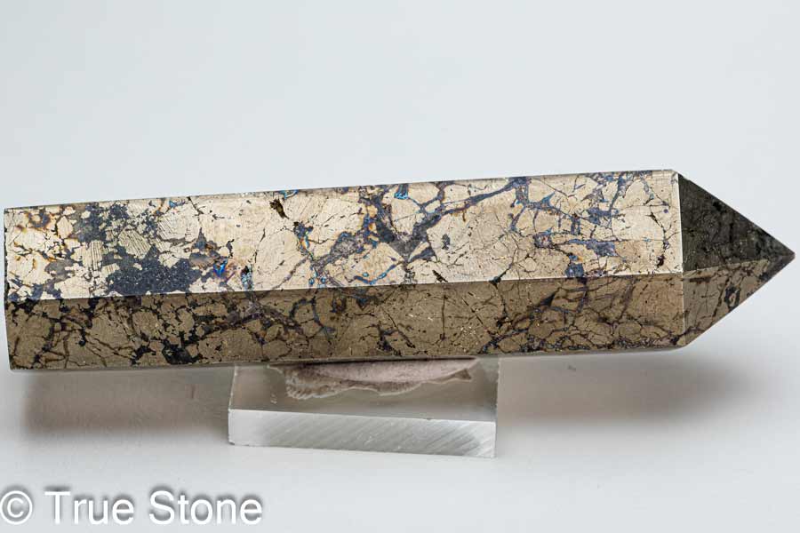 ペルー ワンサラ鉱山 天然 パイライト 六角柱 タワー 黄鉄鉱 石英脈 硫化鉱 酸化鉱 マグネタイト