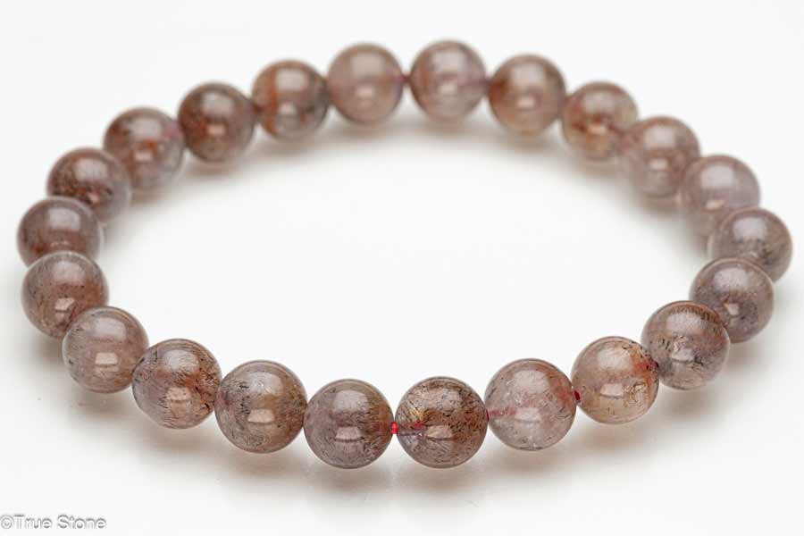 レピドクロサイト イン クォーツ ブレスレット ゲーサイト ヘマタイト 天...