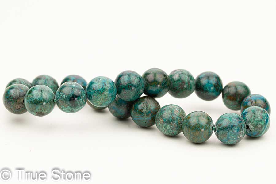 クリソコラ マラカイト ブレスレット 10mm パワーストーン 天然石 原石