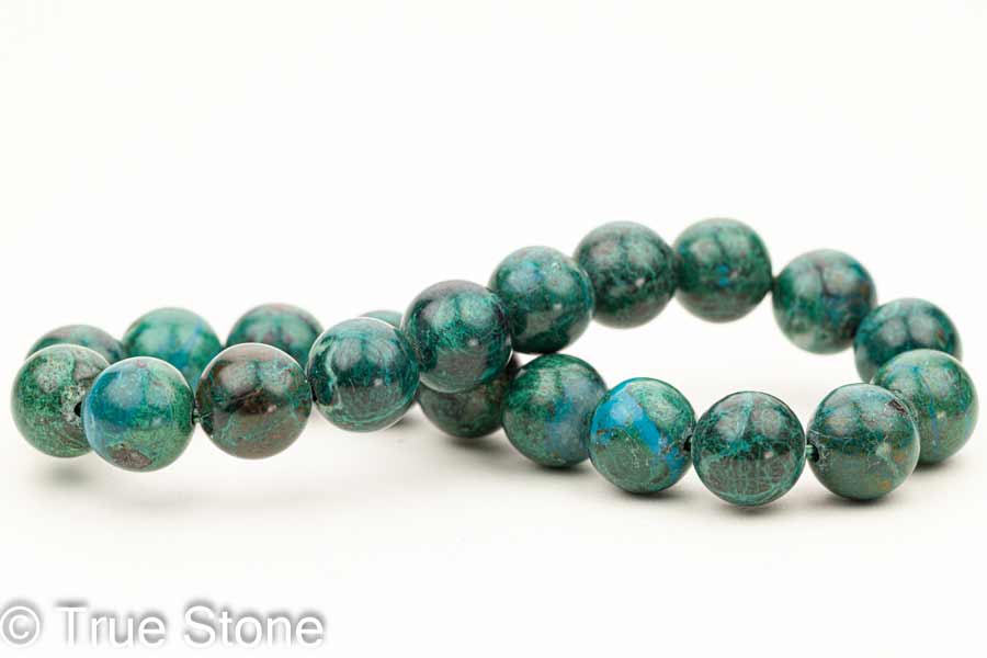 クリソコラ マラカイト ブレスレット 10mm パワーストーン 天然石 原石