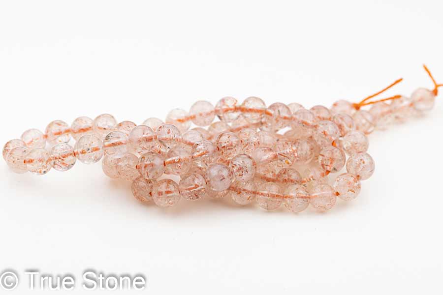 サンストーン 1連売り 連 5.2m-5.4mm マイカサンストーン パワーストーン 天然石