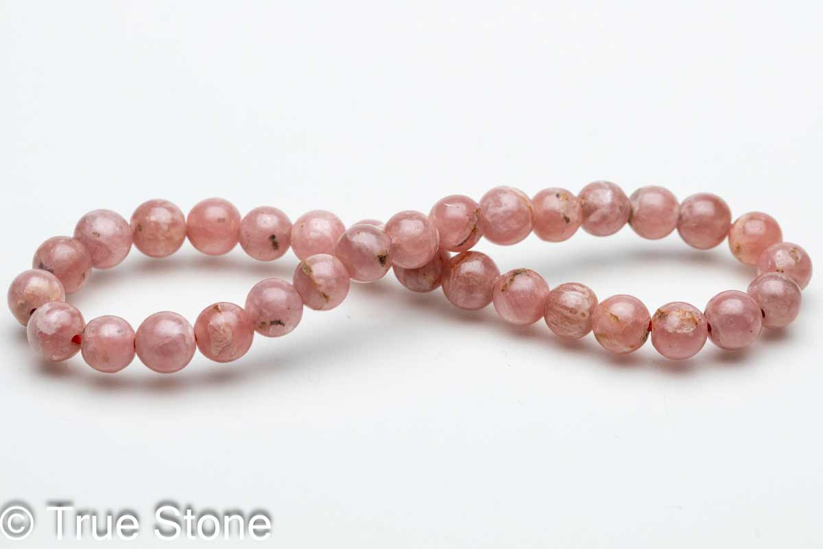 インカローズ ブレスレット ロードクロサイト 5.7mm パワーストーン 天然石 原石