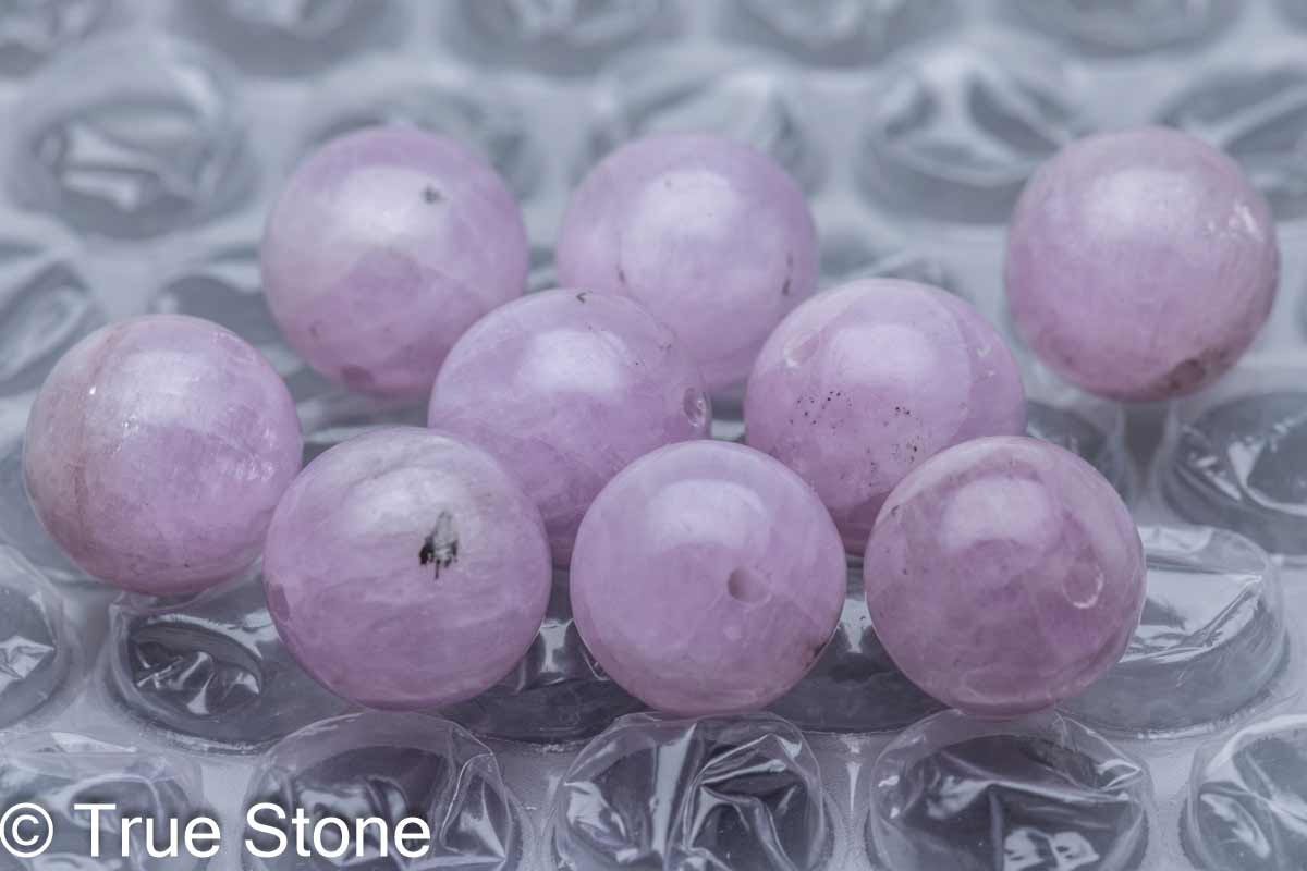 クンツァイト リチア輝石 粒売り セット販売 10mm スポデューメン シラー キャッツアイ 天然石 原石