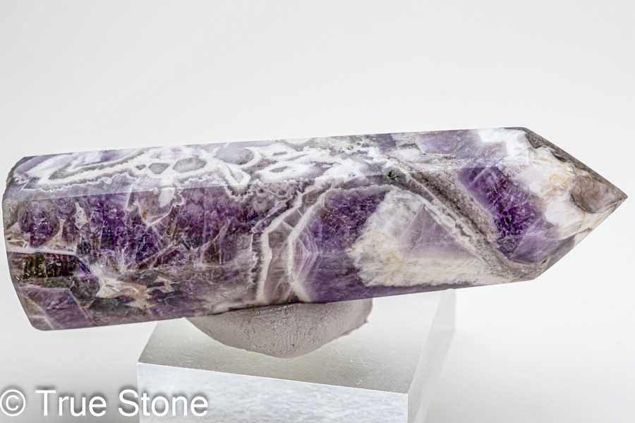 シェブロンアメジスト 六角柱 ホワイトクォーツ アメジスト アメシスト 天然石 原石