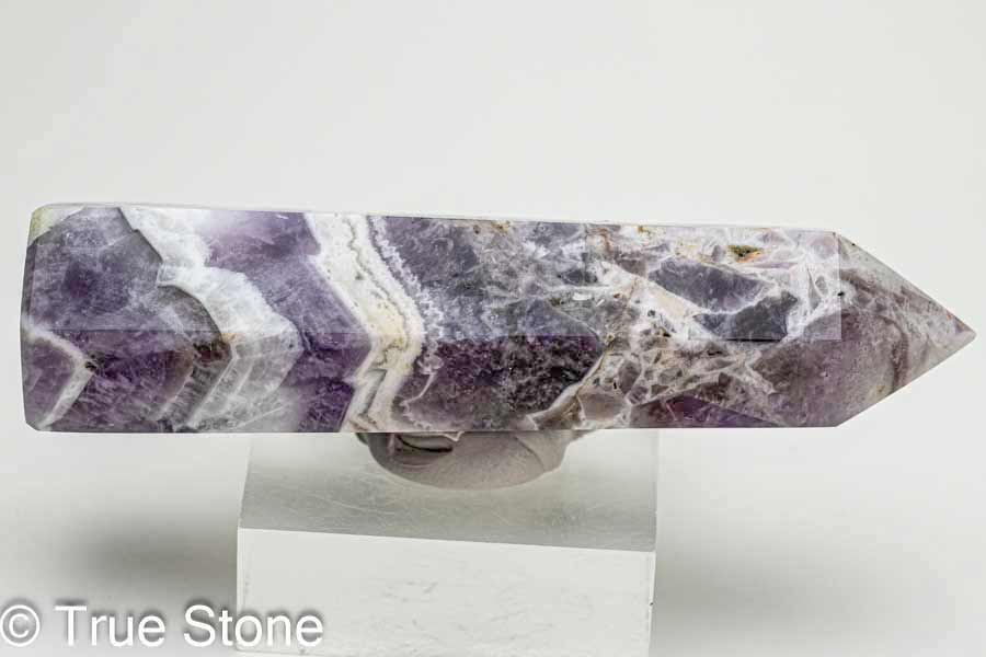 シェブロンアメジスト 六角柱 ホワイトクォーツ アメジスト アメシスト 天然石 原石