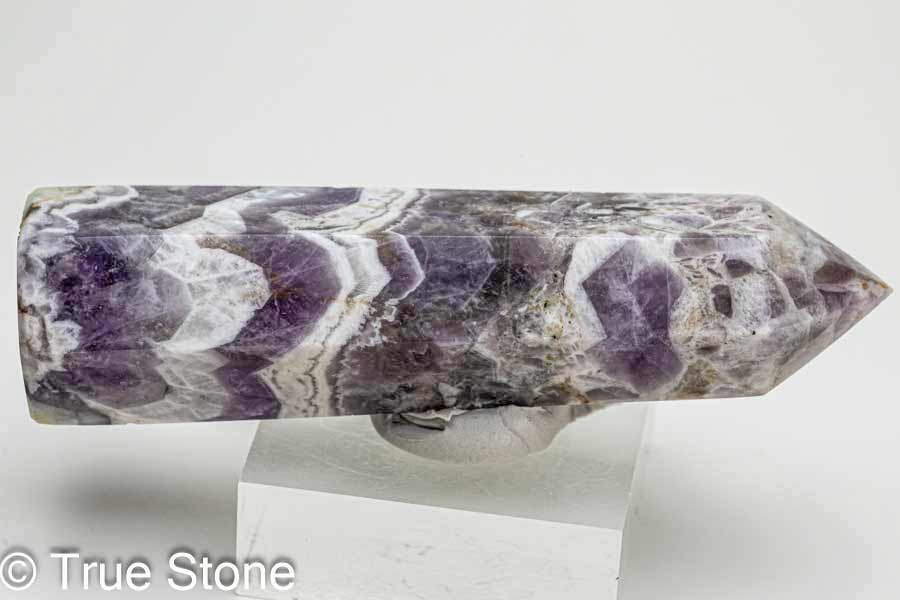 シェブロンアメジスト 六角柱 ホワイトクォーツ アメジスト アメシスト 天然石 原石