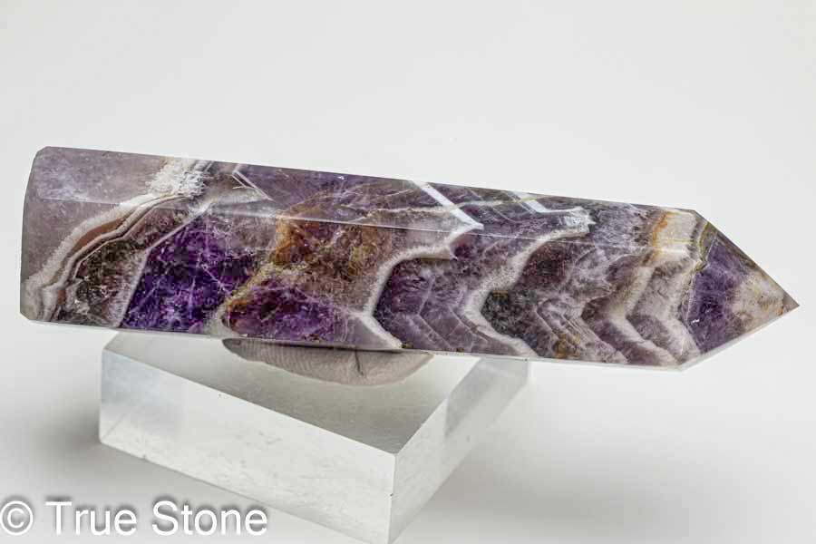 シェブロンアメジスト 六角柱 ホワイトクォーツ アメジスト アメシスト 天然石 原石